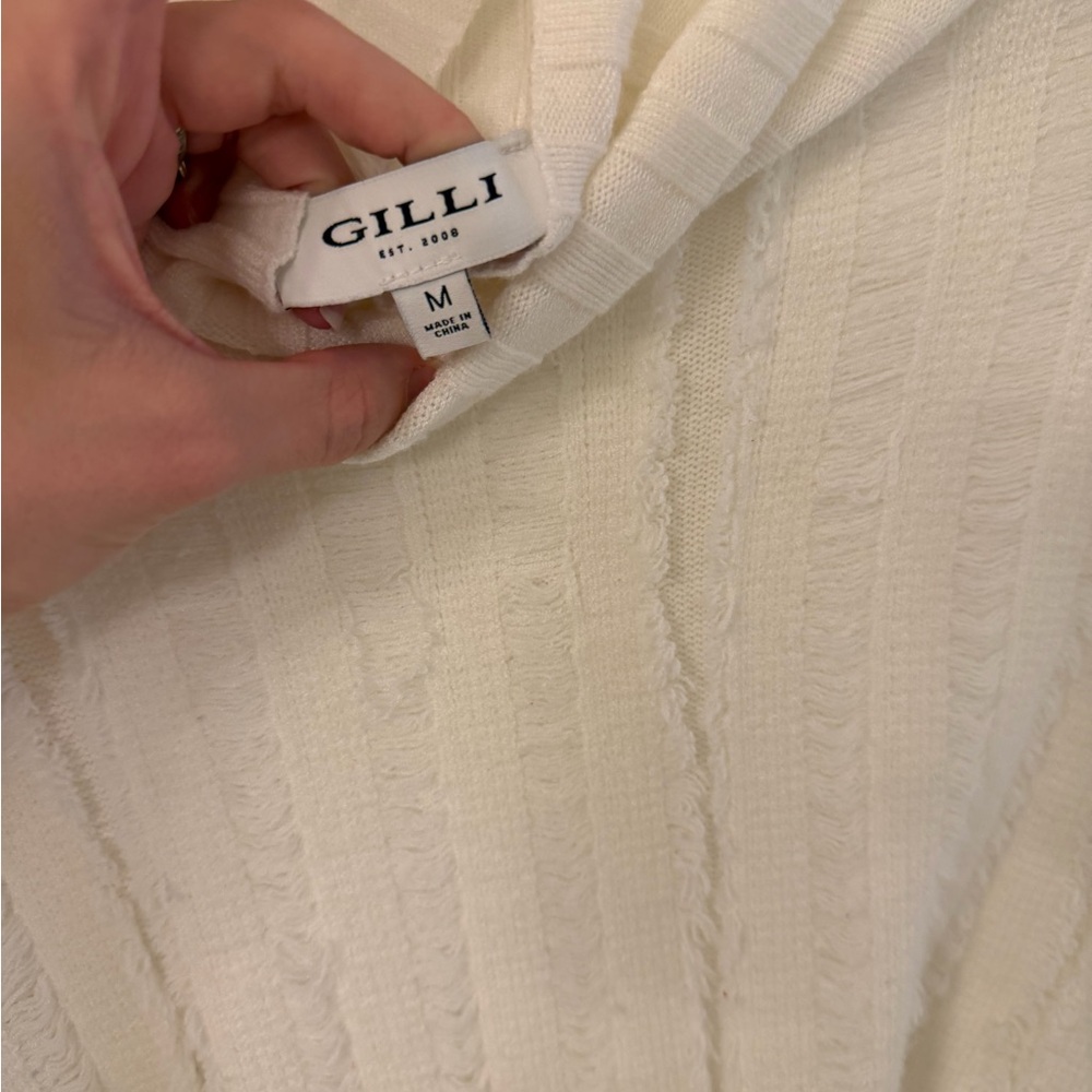 Gilli Cream Ribbed Sweater - Picture 3 of 4